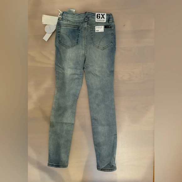 Joe's Jeans The Harley Jeans Girls' 6x Light Vintage Distressed Button Closure~ - Picture 3 of 4